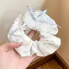 Colección de scrunchies de verano: versátiles ligas coreanas para el cabello, cuerdas para el cabello estilo universitario fresco, accesorios elásticos para el cabello, accesorios para la cabeza para mujeres