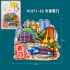 Adesivos magnéticos de madeira para geladeira de Xiamen, lembrancinhas turísticas da cidade de Guochao Wenchuang, adesivos de lembrancinhas de atrações turísticas populares.