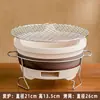Conjunto completo de utensílios para preparo de chá ao lado do fogão, conjunto de fogareiro para fogueira, tampa de lata para milk tea, acessórios para bule de chá, xícaras de chá, lanches para chá, prato de frutas