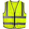 Colete Refletivo, Colete de Segurança Refletivo, Roupa de Trabalho para Saneamento e Construção, Roupa de Trabalho Plus Size de Malha, Roupa Especial para Segurança em Canteiro de Obras