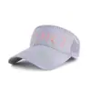 Moda de Verano Gorra Abierta Versátil para Exteriores con Letra Visera Protección Solar Sombrero Casual Transpirable Sombrero de Protección Solar para Hombres y Mujeres Gorra de Estudiante