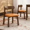 Mesa de Centro de Madera Maciza para Sala de Estar Taburete Pequeño Hogar Retro Taburete Cambiador de Zapatos Color Nogal Banco con Bolsa Suave Silla Pequeña con Respaldo para Adultos