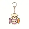 Chaveiro acrílico de caveira novo para Halloween transfronteiriço, Ornamento de pendurar de Halloween, Pequenos artigos especiais de Yiwu