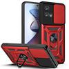 Para MOTO Edge 30 Neo funda para teléfono móvil con ventana deslizante Motorola E22 anillo funda protectora anticaídas