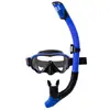 Gafas de Buceo Transfronterizas Equipo de Snorkel Máscara de Buceo de Vidrio Templado de Marco Grande de Alta Definición Tubo de Respiración Seco Total Anti-Asfixia