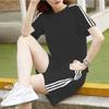 Talla grande chica gordita Traje deportivo para mujer Transfronterizo Amazon Nuevo Estilo coreano Verano Suelto Manga corta Shorts Conjunto de dos piezas a la moda