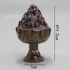 Fogão Boshan Retrô, Queimador de Incenso de Ponta de Dedo Dragão e Fênix, Queimador de Incenso Criativo Torre de Incenso, Queimador de Incenso Auspicioso, Ornamentos Zen para Casa