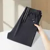 Pantalones casuales de otoño e invierno, forrados de polar y engrosados, pantalones rectos para hombre, corte holgado con cordón, pantalones largos versátiles, pantalones cálidos de invierno para hombre