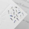 Arte para Uñas Diamante Mixto Mini Pequeño Uñas Planas Base Forma Especial Diamante Mixto K9 Blanco Luna Joyería para Uñas Venta al por Mayor