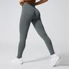 Pantalones de Yoga Ajustados de Cintura Alta Sin Costuras Transfronterizos, Leggings de Yoga con Forma de Durazno para Levantar Glúteos, Pantalones de Entrenamiento para Correr y Fitness de Secado Rápido para Uso al Aire Libre