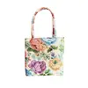 Estilo Étnico de Yunnan Nova Bolsa de Tecido de Areia Flor de Seda Dourada Bolsa de Mão Bolsa de Lona Bordada Feminina Casual Pequena Bolsa Bordado