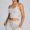 Nuevo Sujetador Deportivo Halter Nude para Mujer Hermoso Espalda Sujetador de Yoga Ropa de Yoga para Deportes al Aire Libre Chaleco de Fitness de Secado Rápido