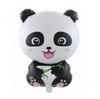 Globo de película de aluminio con forma de panda de dibujos animados, lindo panda caminando de dibujos animados, globo para decoración de fiesta de papel de aluminio, puesto de empuje de suelo