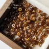 Serie Maillard Otoño e Invierno Acrílico Difuminado Corazón de Dos Colores Cuadrado Ovalado Material para Pulsera DIY Accesorios de Joyería