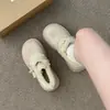 Zapatos de Algodón para Nieve con Suela Gruesa Acolchados de Felpa de Venta Caliente para Mujer Invierno 2026 Nuevo Estilo Calientes para Exteriores que Aumentan la Altura Zapatos tipo Birkenstock para Mujer