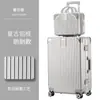 ¡Wow Maleta Personalizada para Estudiantes Mujeres, Trolley de Ángulo Recto Retro Resistente a Rayones Caja con Contraseña, Maleta de Cabina con Marco de Aluminio