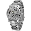 Ganador dama moda casual exquisito pequeño oro hueco automático mecánico reloj una generación de pelo