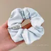 Acessório de cabelo elástico, estilo jovem, scrunchie moderno novo de 2025, headwear de tecido de malha elegante de verão para mulheres