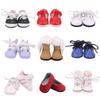 2022 Nuevo 14 pulgadas Muñeca Americana accesorios zapatos muñeca zapatos de cuero muñeca bjd zapatos de 5cm fábrica pelo lacio