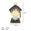 Temporada de Formatura Pingente Popular Criativo Exame de Admissão à Faculdade Chapéu de Bacharel Uniforme de Bacharel Acessórios para Chaveiro DIY Presentes para Estudantes
