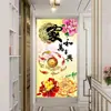 Pegatinas de la Fortuna Autoadhesivas para la Entrada, Escaleras, Pasillo, Sala de Estar y Vestíbulo; Pinturas Decorativas para Puertas Correderas y Vidrio; Decoración 3D