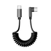 Cabo de Dados Duplo Tipo-C para Carregamento Rápido 120W Cross-Border Spring Adequado para Apple 16/17 Huawei Notebook Cabo de Carregamento 6A