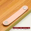 Mesita de Noche Puerta de Armario Asa de Cuero Colorida Nórdico Moderno Minimalista Agujero Único Asa de Cuero Asa de Cuero para Muebles