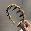 Faixa de Cabelo Ondulada Estilo Coreano com Topete Alto, Novo Prendedor de Cabelo 2025, Pacote de Cabelo, Faixa de Cabelo Torcida Especial para Lavar o Rosto