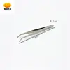 Pinzas de Acero Inoxidable, Herramientas de Reparación Digital de Desmontaje, Pinzas para Recoger Pelo de Nido de Pájaro, Pinzas de Acuario de Cabeza Recta y Codo