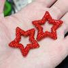 Bola de diamante incrustada con cuentas de cristal de pedrería, cuentas con agujero, cuentas espaciadoras, hechas a mano, material para colgante de pulsera de mano, accesorios de joyería DIY al por mayor