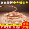 Tira de luz LED de espectro completo 12V24V sin luz principal chip de bajo voltaje placa desnuda autoadhesiva tira de luz flexible luz lineal alto brillo