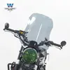 Carro esportivo Wolf adequado para para-brisa GK500 de alto dourado para-brisa defletor de vento frontal ajustável modificação de motocicleta