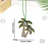 Parche Bordado Hecho a Mano con Cuentas de Árbol de Coco Limón con Correa para Colgar, Colgante para Bolso Pequeño, Accesorios de Pedrería, Adornos para Ropa
