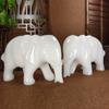 Elefante de Jade Blanco Absorbente de Agua, Elefante de Jade para Sala de Estar, Aparador de Vino, Inauguración de Tienda, Regalo de Inauguración de Casa, Venta Directa del Fabricante
