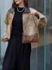 Couro Bovino de Primeira Camada Fosco Feminino Elegante Estampa de Leopardo Macia de Alta Qualidade Nicho Popular Moda Uma Ombro Transversal Couro Macio