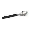 Conjunto de Talheres Ocidentais para Churrasco de Aço Inoxidável com Cabo de Plástico para Mesa de Cozinha Doméstica - Faca, Garfo e Colher