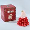 Árvore de Natal Aromaterapia Vela de Pinheiro Caixa de Presente Criativa Artesanal Fragrância Presente Decoração de Feriado Enfeites para Presentear