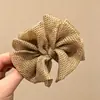 Presilha de cabelo banana em cetim estilo coreano, presilha vertical para mulheres, novo design 2026, visual de alta qualidade, adequada para rabos de cavalo altos, presilha de cabelo para a parte de trás da cabeça, acessório de cabelo
