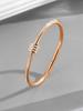 Pulsera de acero de titanio cabello de bebé estrella hombrecito pulsera de cintura niñas alto sentido moda europea y americana llena de diamantes no se desvanece pulsera