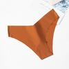 Ropa interior transpirable de cintura baja europea y americana de talla grande sin costuras de seda de hielo calzones para dama ropa interior para yoga de cadera europea y americana