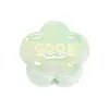 Cuentas de Oso Acrílicas de Colores con Goteo de Aceite Doble Cara Cuentas de Corazón Cadena para Teléfono Móvil con Cuentas Accesorios DIY para Tocados