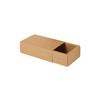 Caja de papel de piel de vaca, caja con cajón, caja de embalaje de té perfumado personalizada, caja de calcetines, ropa interior, caja de regalo, impresión de logotipo, lote personalizado