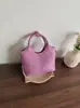 Accesorio de Oficina Súper Popular Bolso Tote Pequeño para Mujer, Nuevo Modelo de Verano 2026, Bolso Cubo de Hombro Cruzado de Alta Gama para Viajar