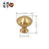 Anéis de latão puro puxador de porta de armário de gaveta novo estilo chinês latão puro madeira maciça puxador de porta de móvel pingente puxador de esfera sólida
