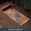 Alfombrilla de Té de Doble Cara Dazantang Xiangyunsha con Base de Bandeja de Té Vintage Inspirada en el Zen, Camino de Mesa Retro, Mantel de Tela, Paño de Té, Accesorio para Ceremonia del Té