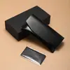26 Modelos Nuevos de Estuche Blando Negro Doble Estilo Cubierta en V, Juego de Tres Piezas para Gafas, Caja de Papel para Empaque de Gafas de Sol, Se Puede Imprimir con Logo