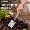 Pás de jardinagem para atacado para cavar terra e plantar vegetais, enxada dupla para uso em jardim doméstico