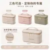 Bolsa de Almacenamiento de Belleza Particionada Multifuncional con Diseño de Asa Portátil, Resistente al Agua y a la Suciedad, Bolsa de Maquillaje de Gran Capacidad para Llevar