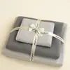Juego de cuatro piezas de algodón lavado estilo japonés Muji, funda de edredón de algodón tejido, juego de tres piezas de sábana y funda de edredón para cama de estudiante, uso doméstico en dormitorio
