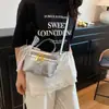 Bolsa Caixa de Ombro Cruzado Casual de Nicho 2025 Cor Sólida Nova Moda Retrô Tendência Bolsa de Mão para o Dia a Dia para Mulheres